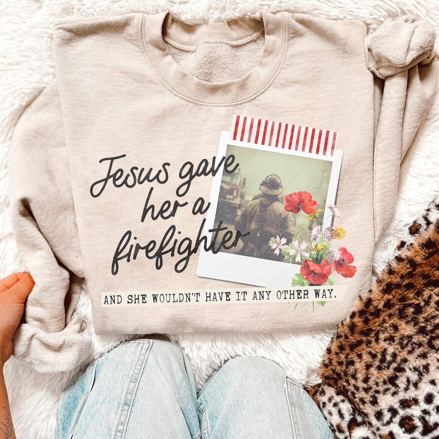 Jesus gave her a ........DTF Transfer - WITHOUT CUSTOM PHOTO