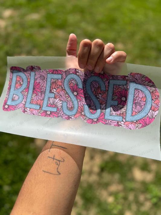 Blessed floral - Dtf Transfers