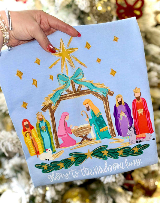 Glory to the newborn King-DTF Transfer