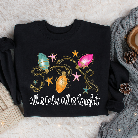 All is calm, all is bright  - DTF Transfer