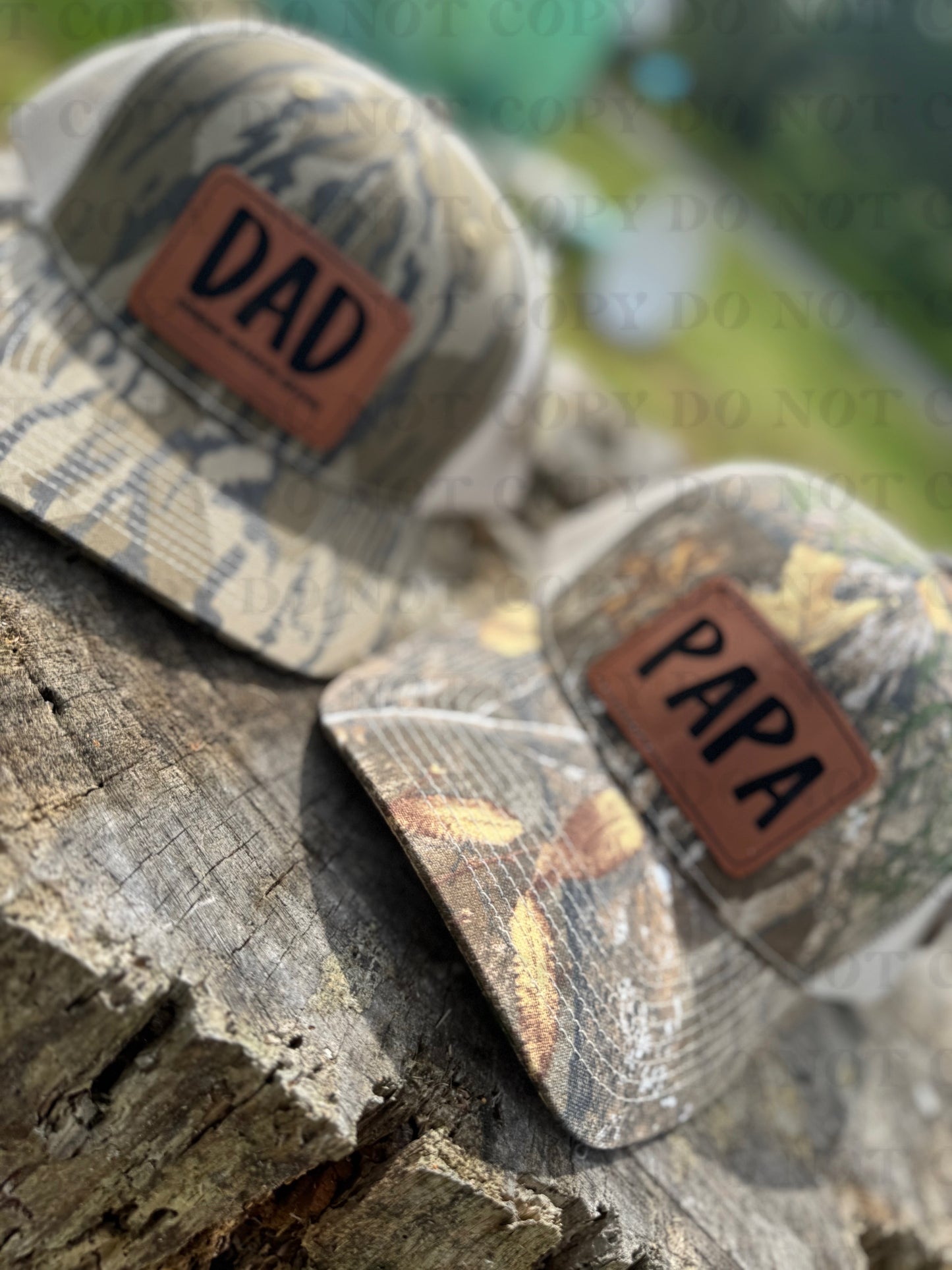 Leather Patch Trucker Cap