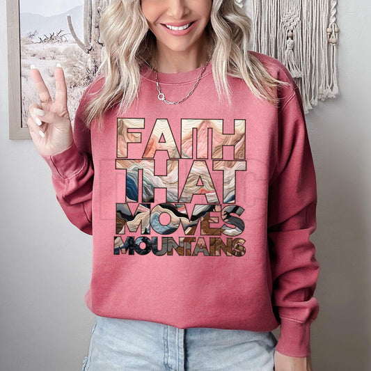 Faith that moves mountains - Comfort Color