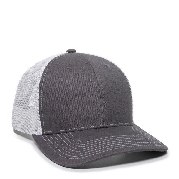 Leather Patch Trucker Cap