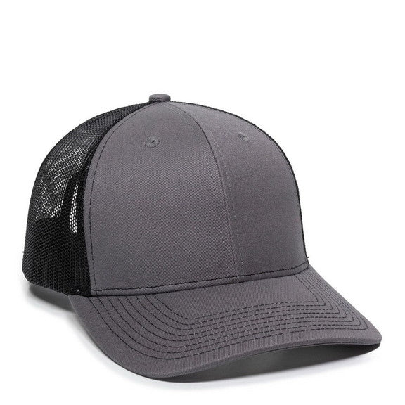 Leather Patch Trucker Cap