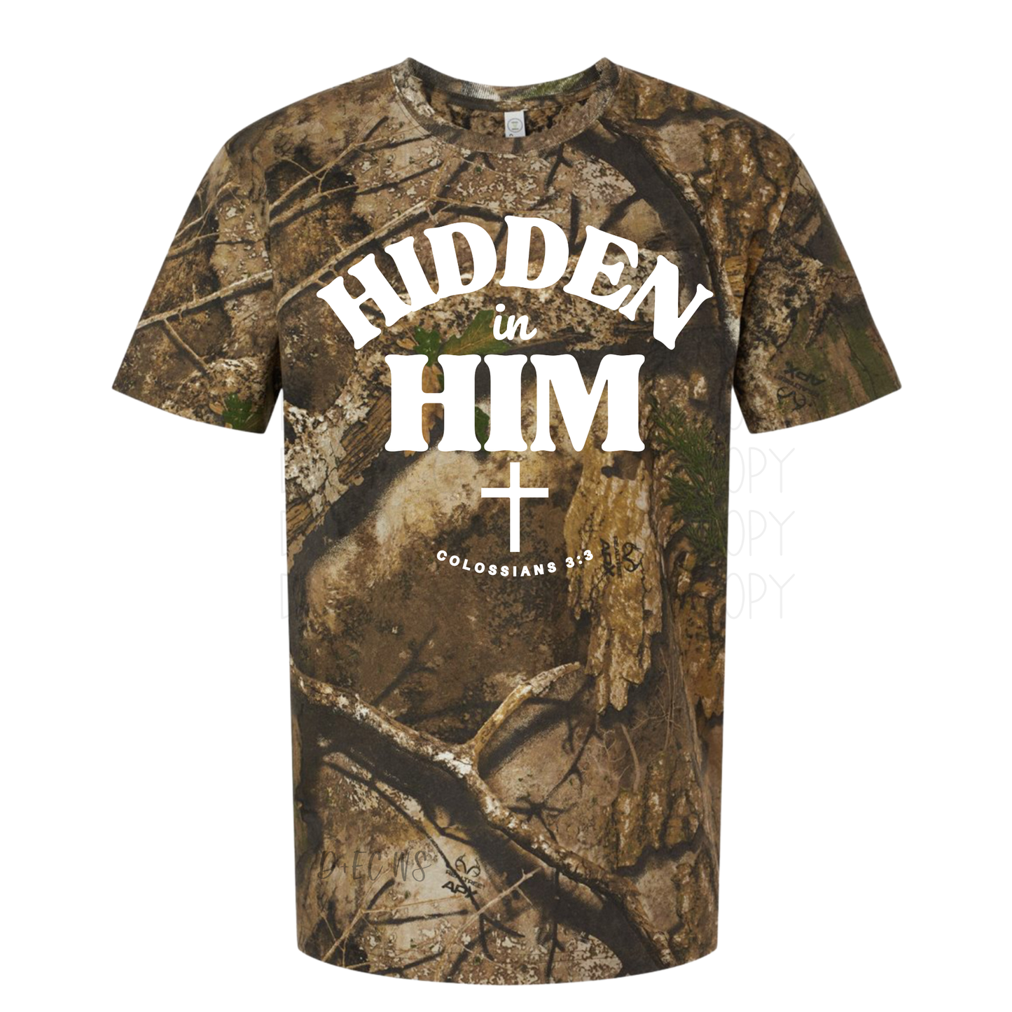 Hidden in Him - Colossians 3:3- Camo