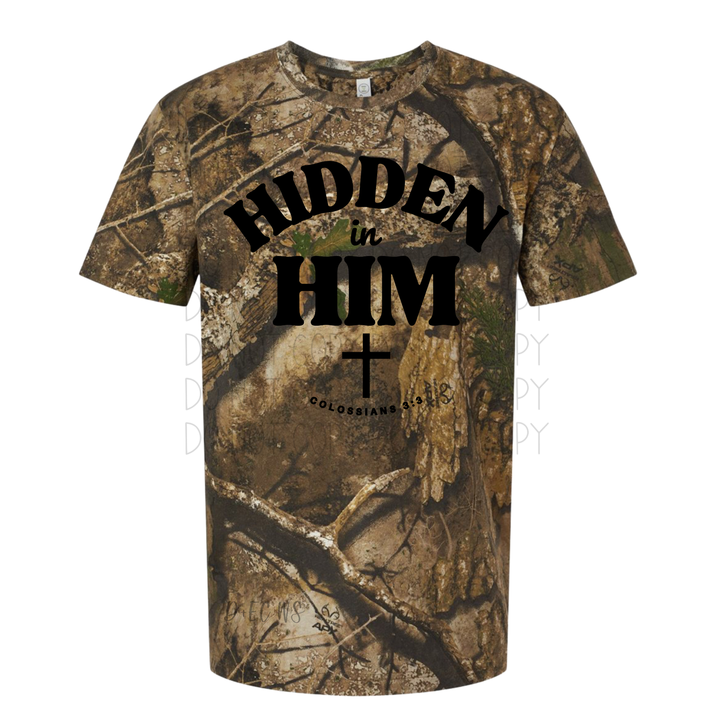 Hidden in Him - Colossians 3:3- Camo