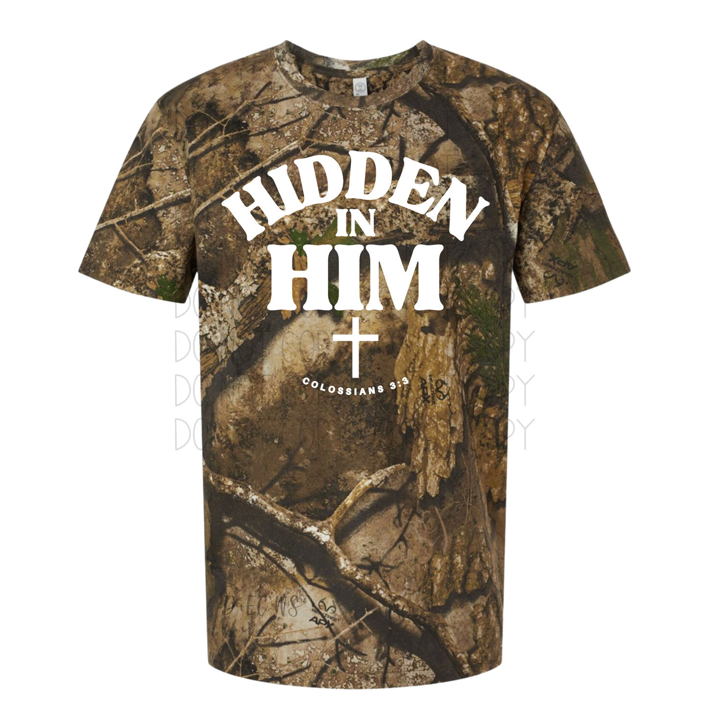 Hidden in Him - Colossians 3:3- Camo