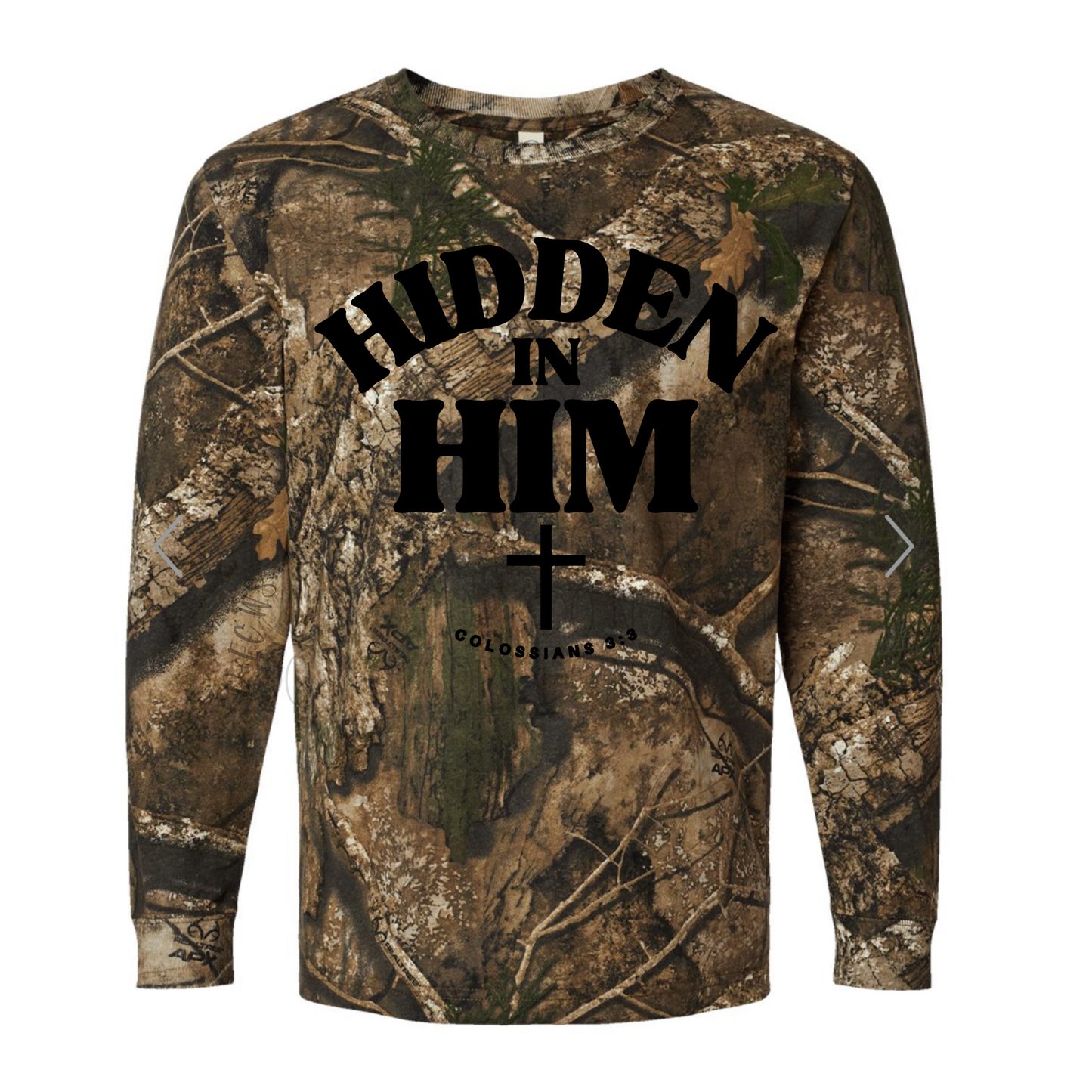 Hidden in Him - Colossians 3:3- Camo
