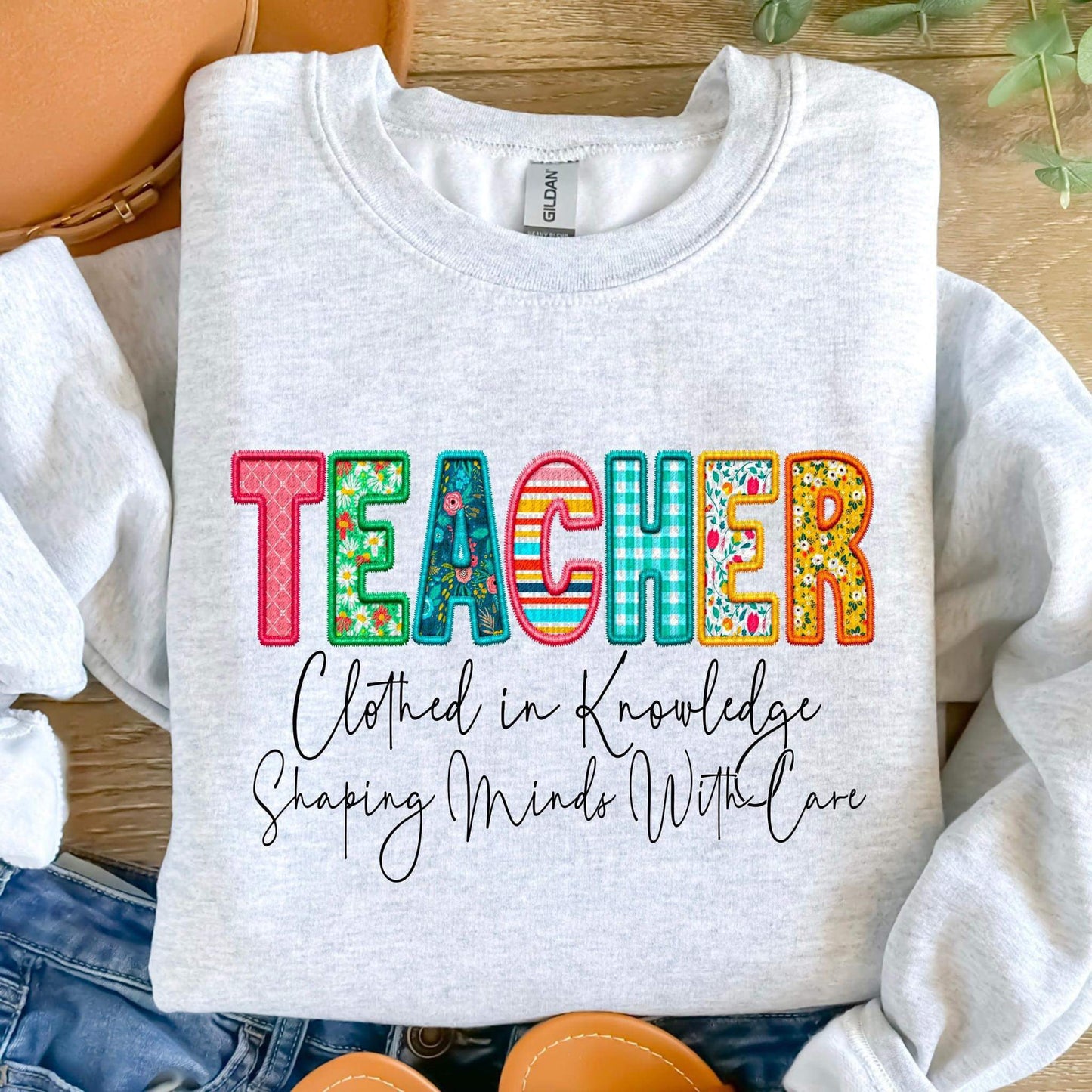 Teacher-Clothed in knowledge-DTF Transfer