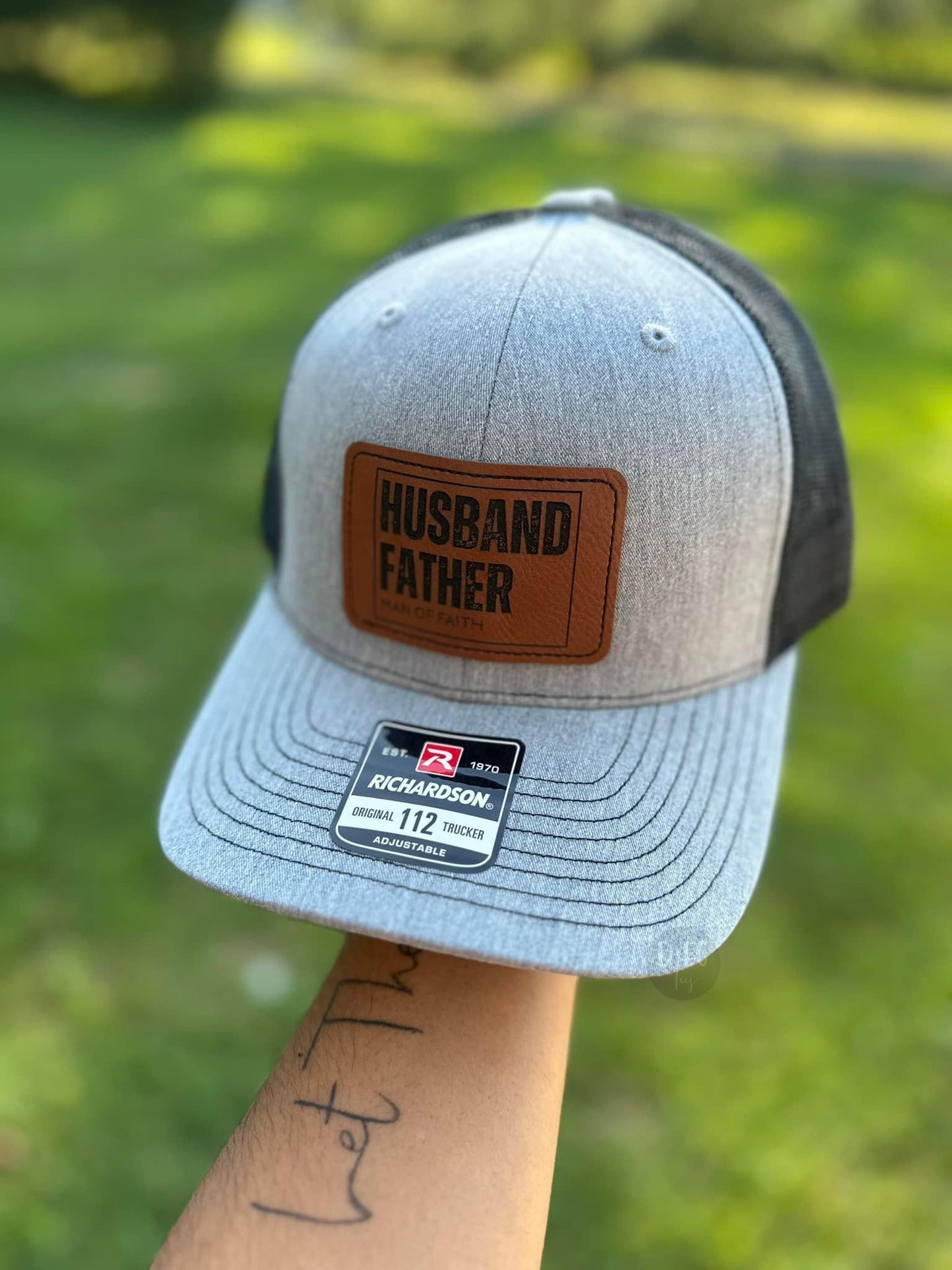 Husband -Father -Man of Faith/ Completed Richardson Patch Hat