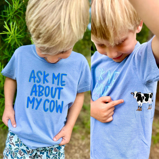 Ask me about my cow-SET- DTF Transfer