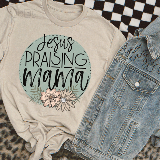 Jesus Praying Mama-DTF Transfer