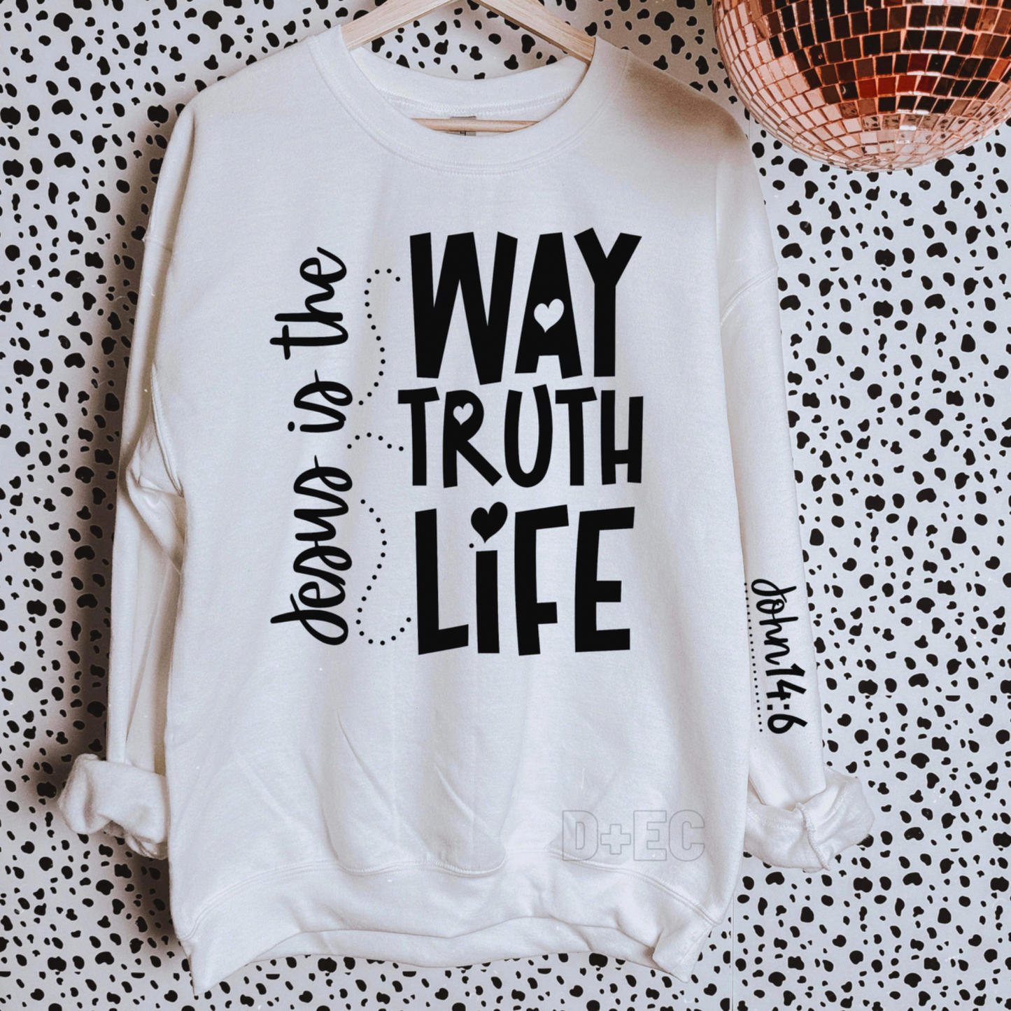 Jesus is the way truth life-DTF Transfer-SET