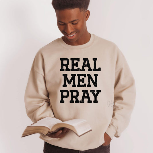 Real Men Pray-DTF Transfer