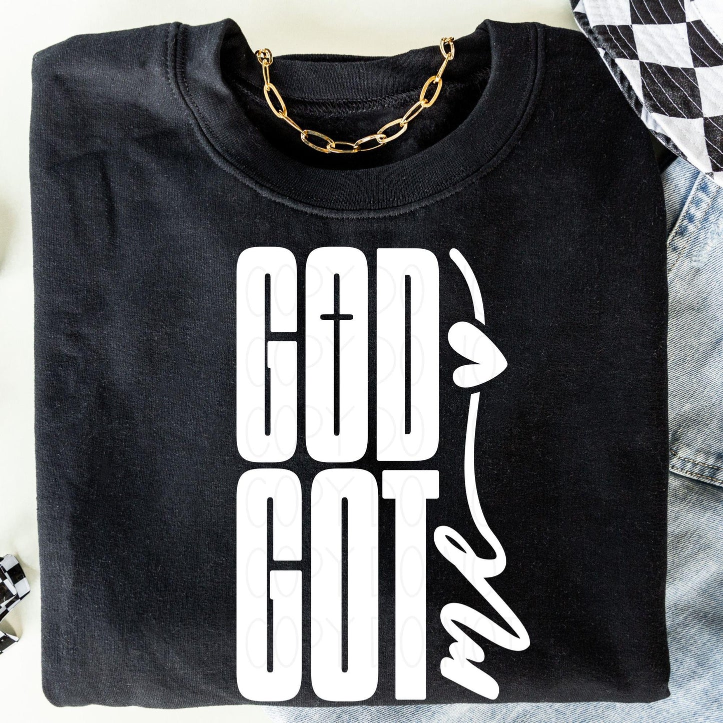 God Got me- DTF Transfer