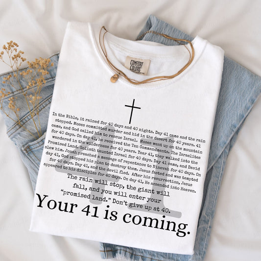 Your 41 is coming-DTF Transfer