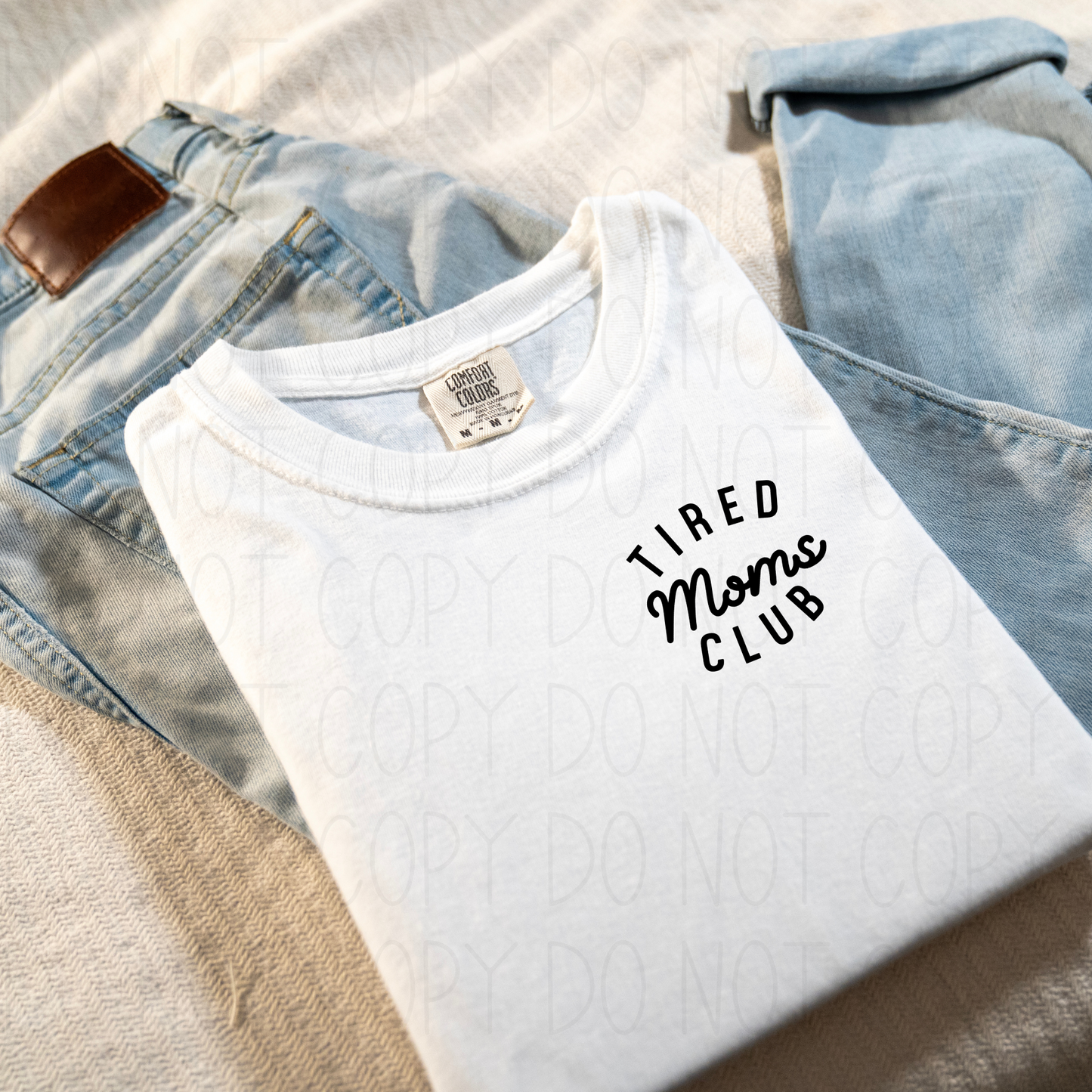 Tired moms club- DTF Transfer