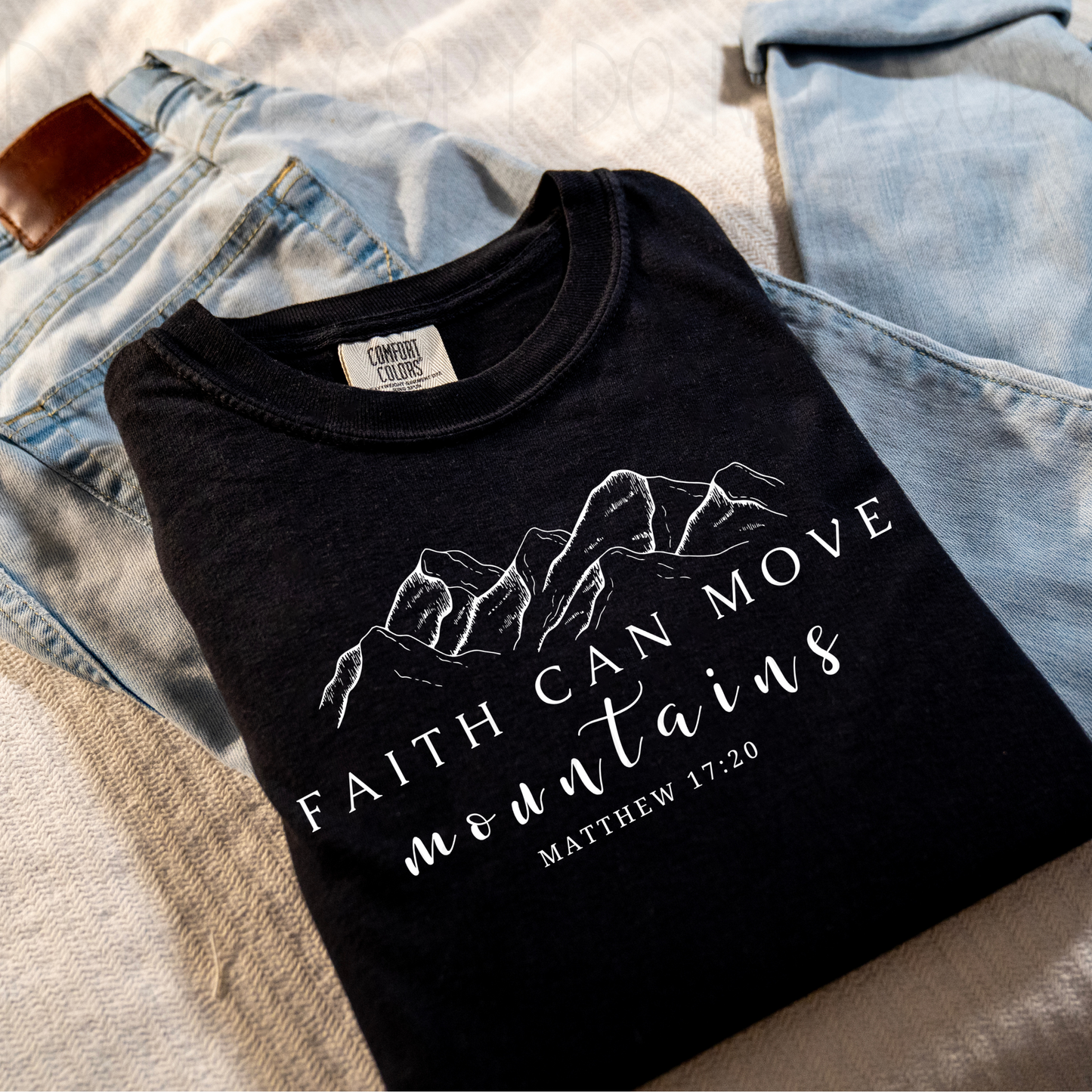 Faith can move mountains- DTF Transfer