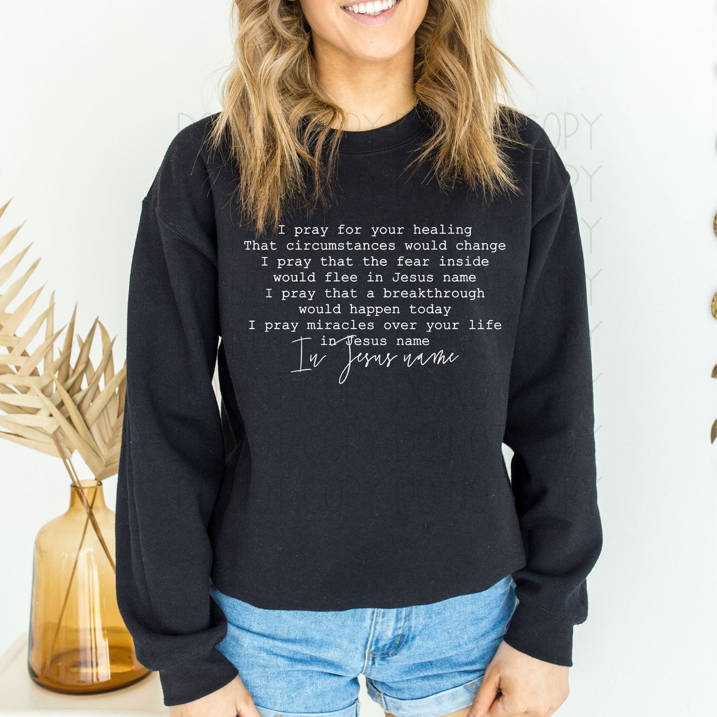 In Jesus name-DTF Transfer