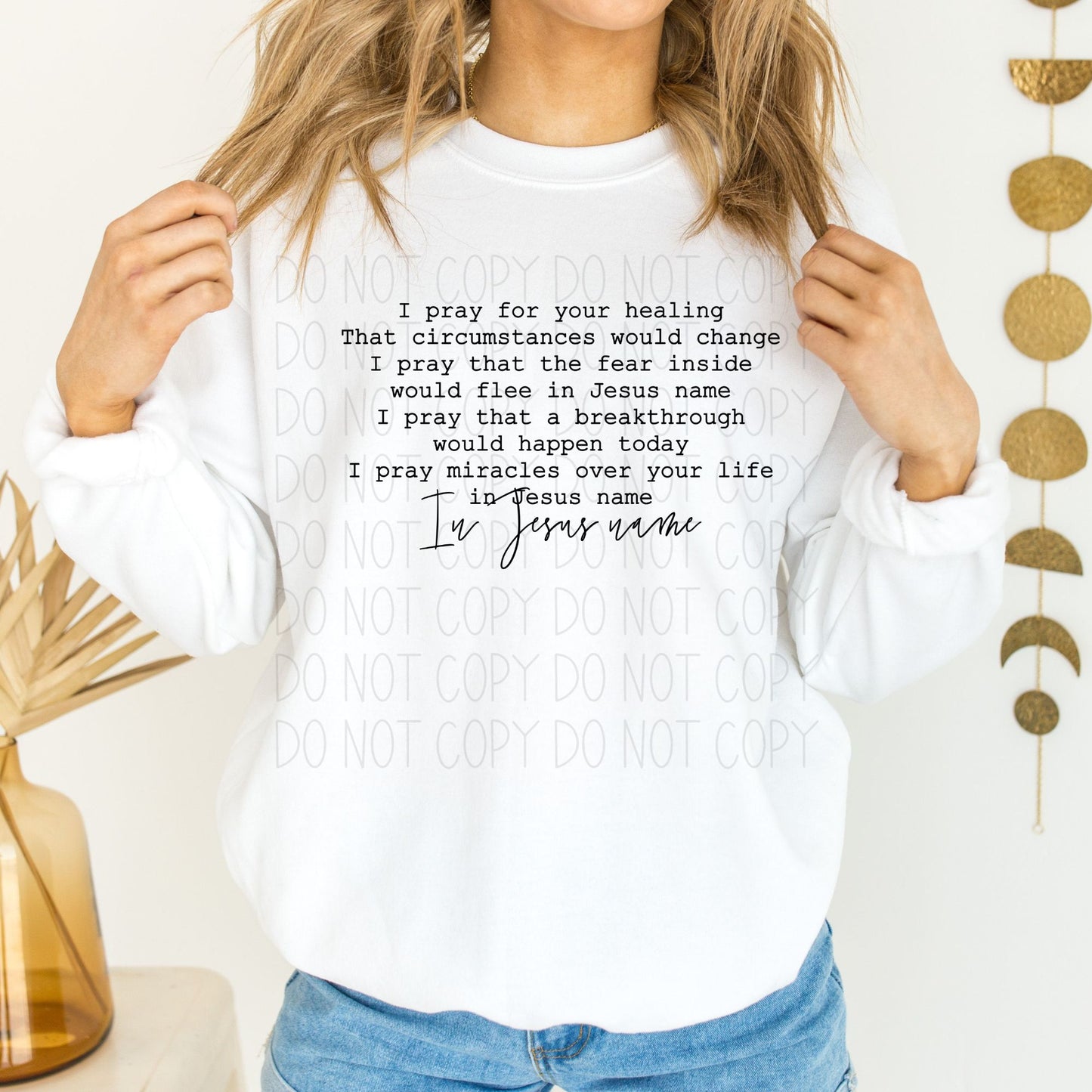In Jesus name-DTF Transfer