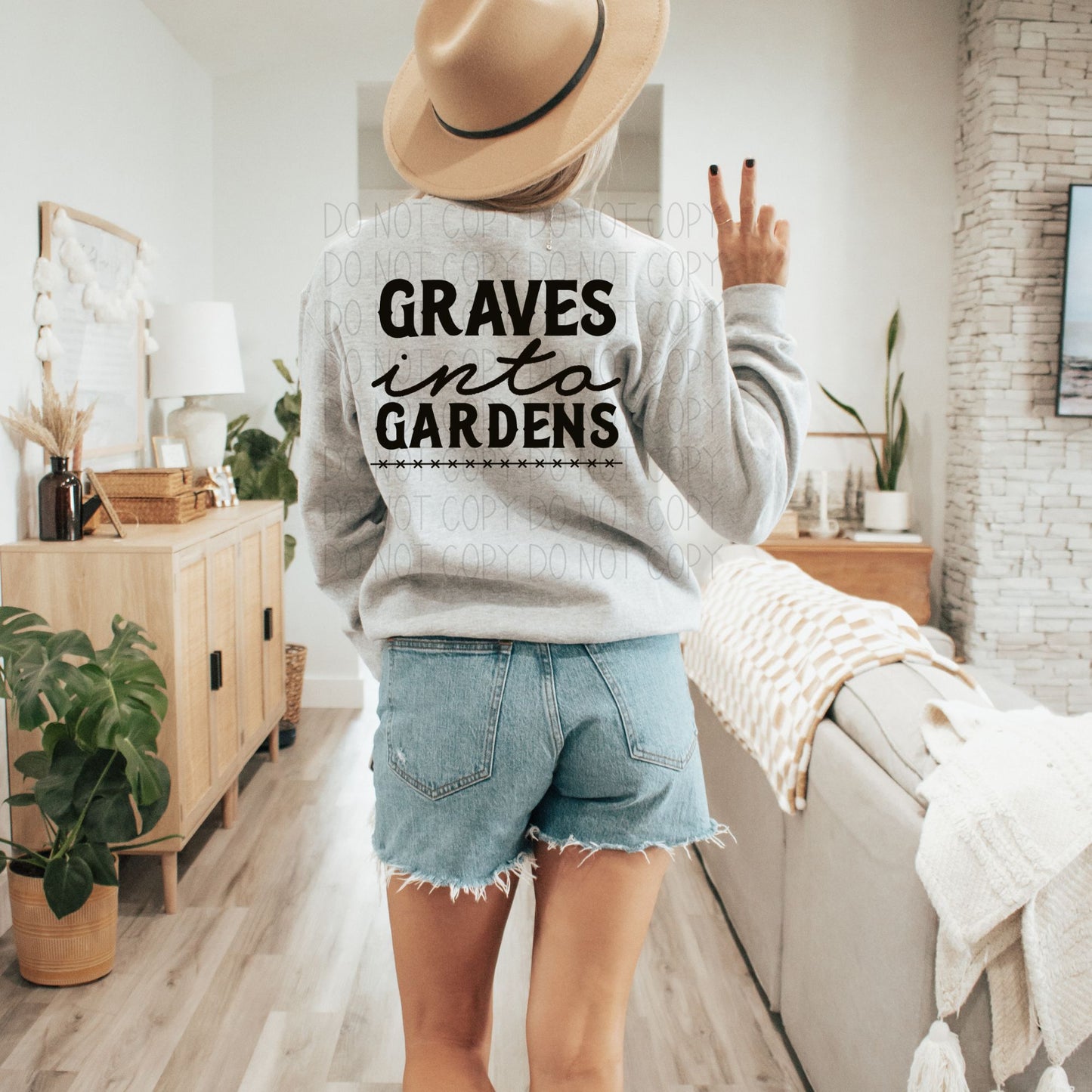 Graves into gardens-  dtf transfer set