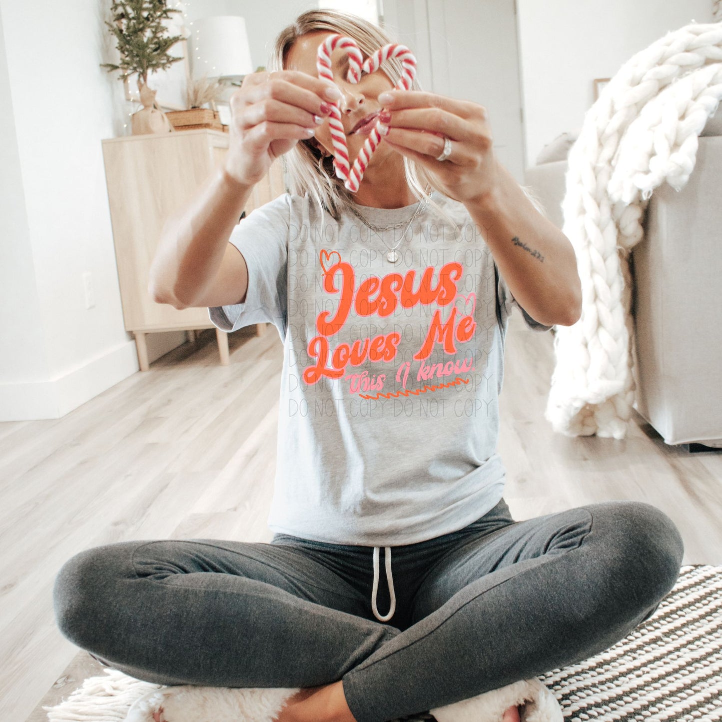 Jesus loves me this I know -DTF Transfer