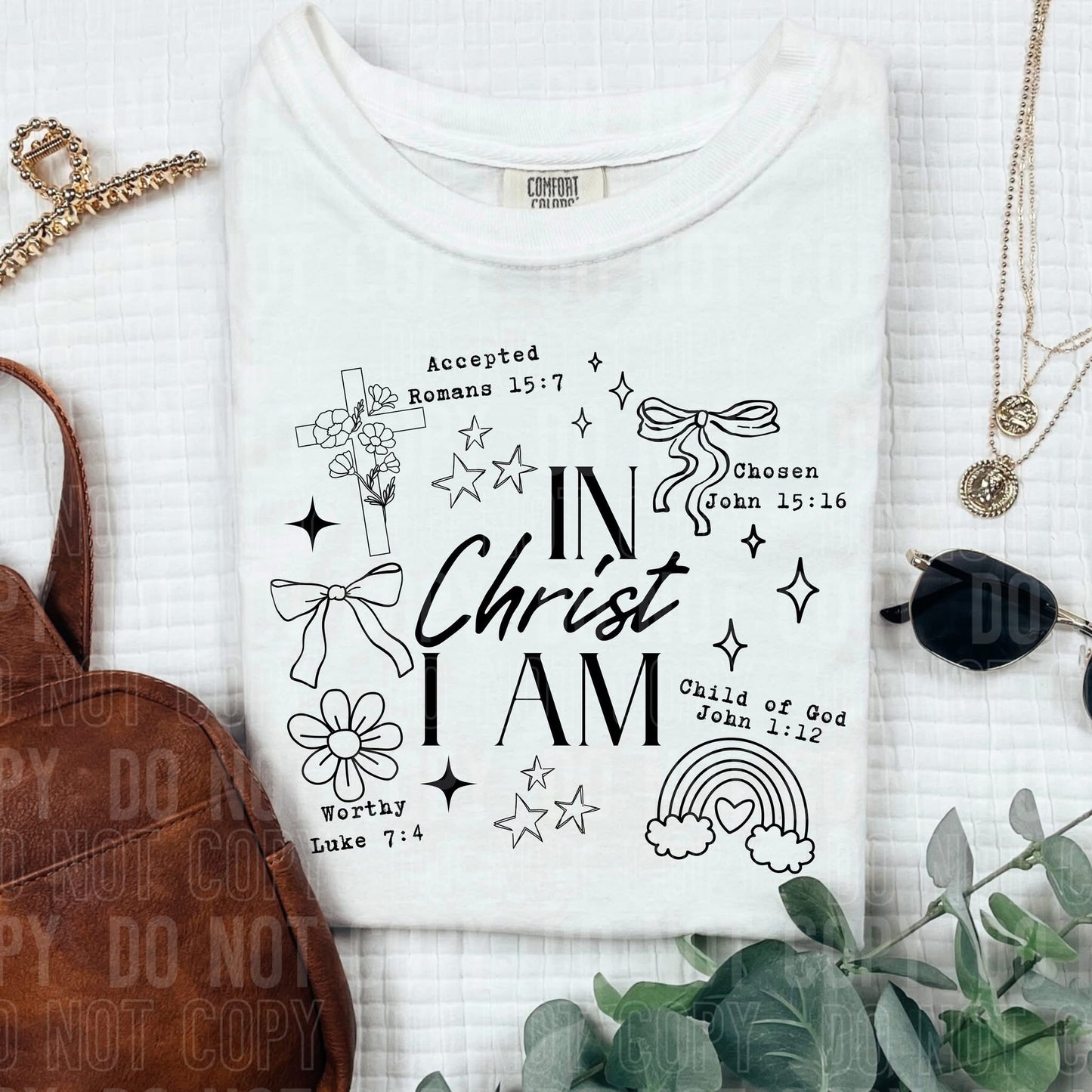 In Christ I am - DTF Transfer