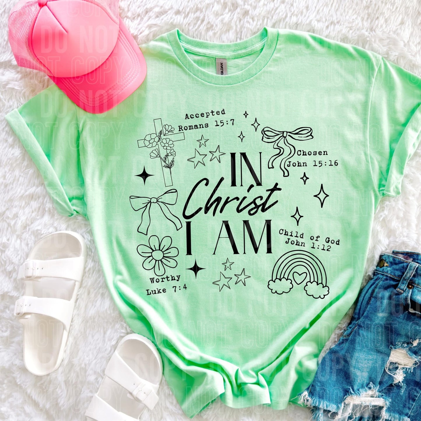 In Christ I am - DTF Transfer