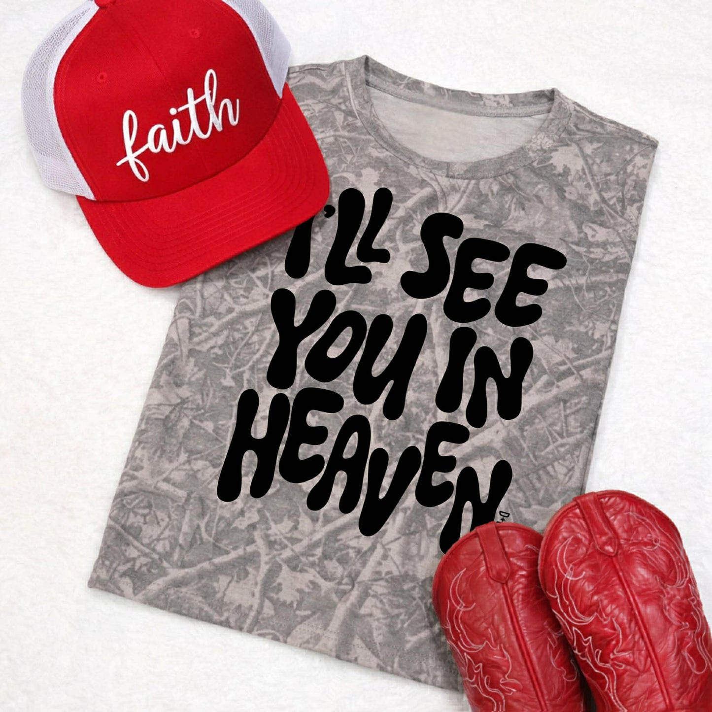 I’ll see you in Heaven- Completed Tee