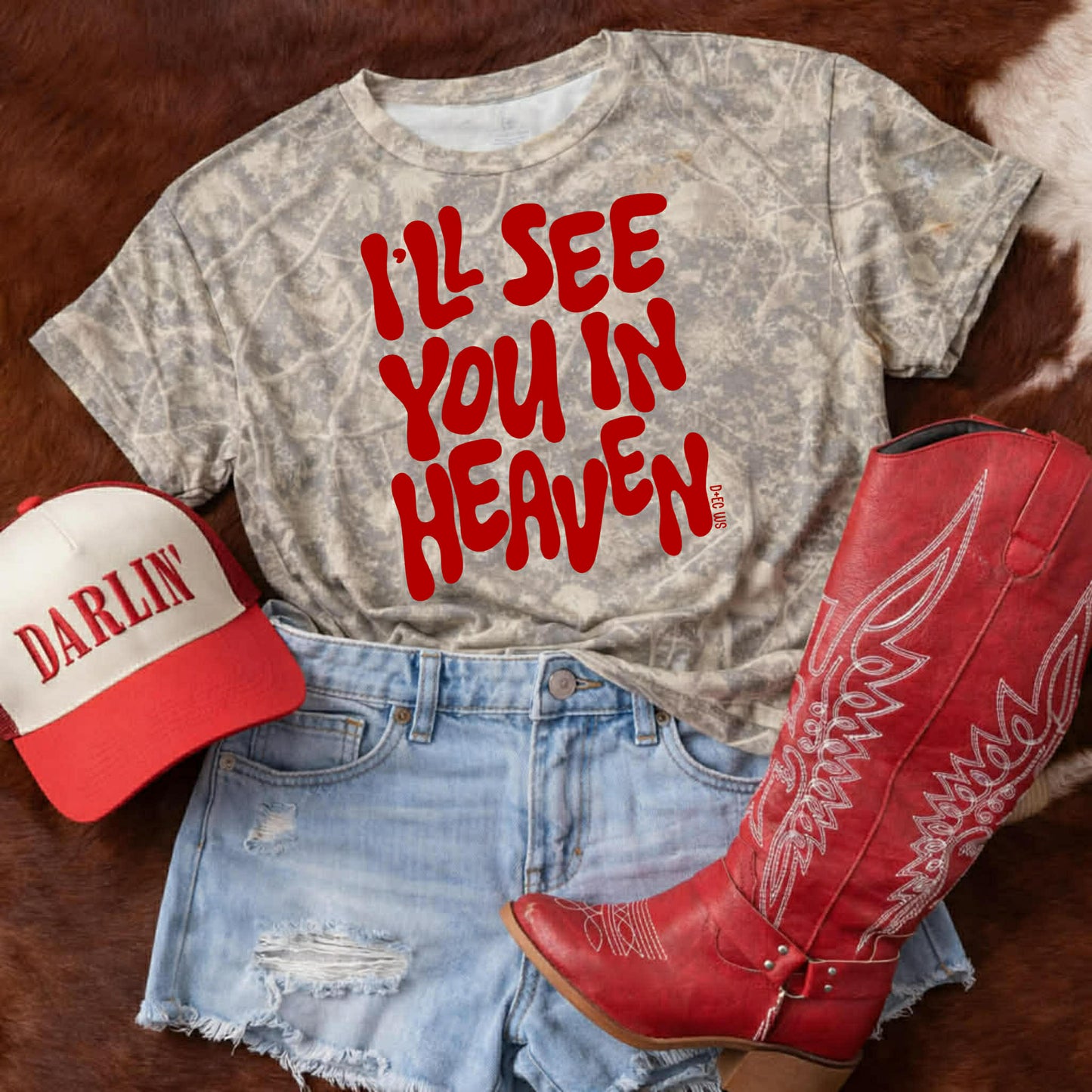 I’ll see you in Heaven- Completed Tee