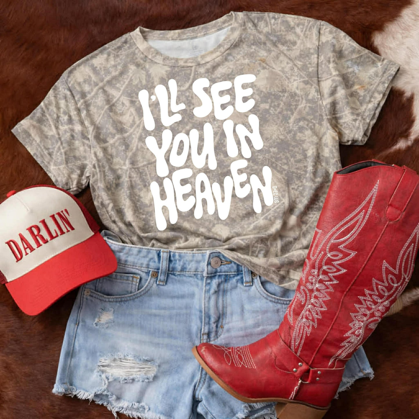 I’ll see you in Heaven- Completed Tee