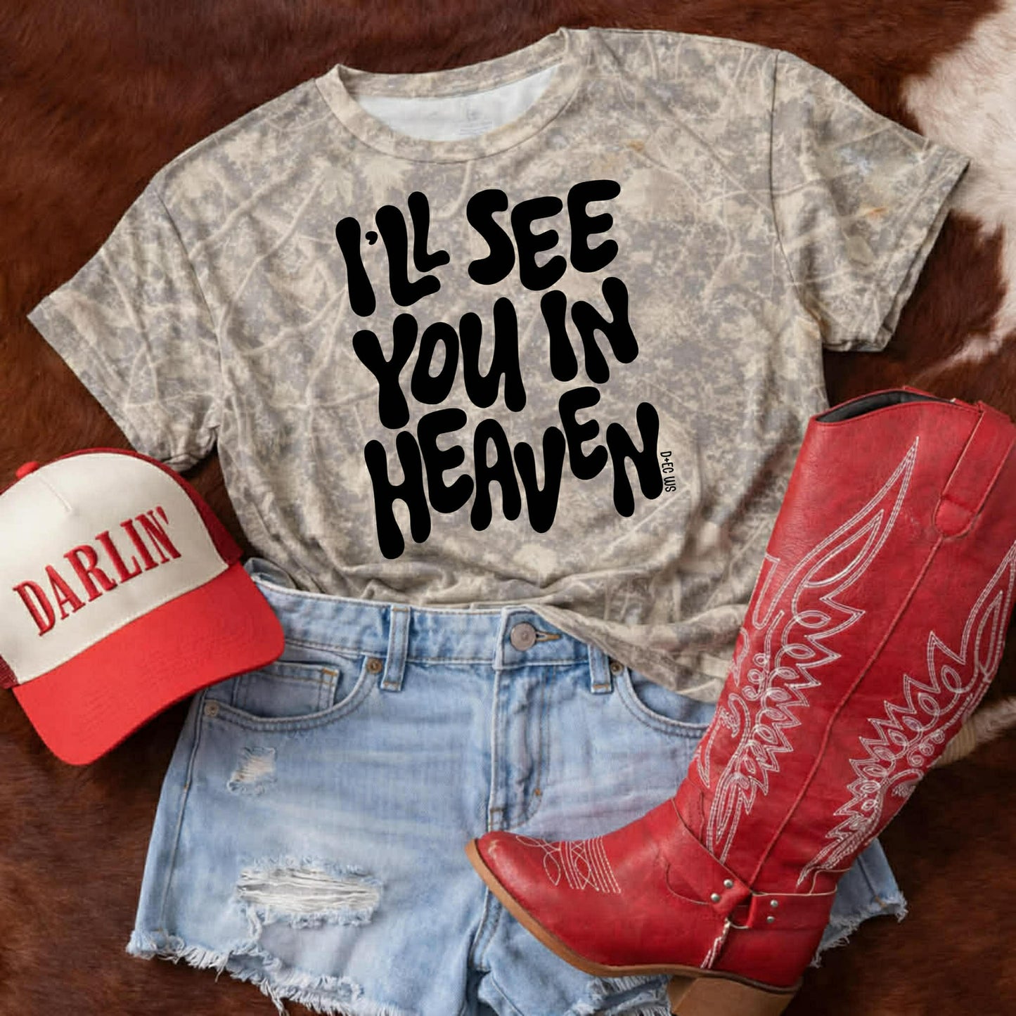 I’ll see you in Heaven- Completed Tee