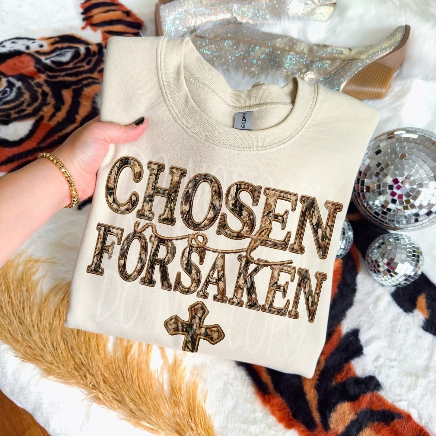 Chosen not forsaken Camo- DTF Transfer