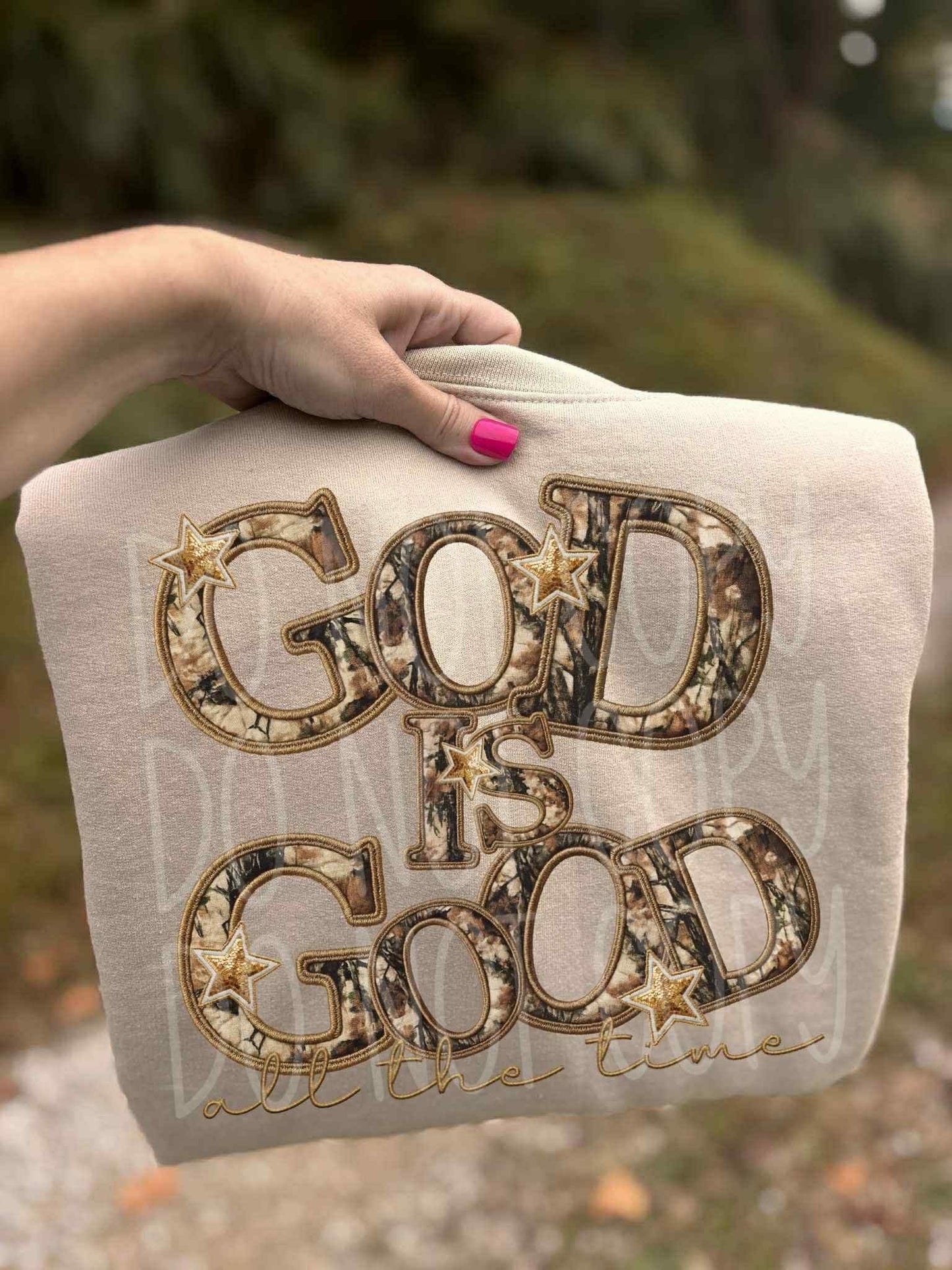 God is good all the time Camo- DTF Transfer