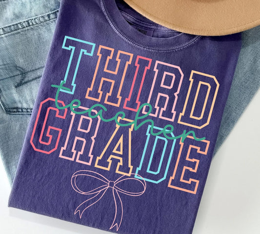 Third Grade Teacher -DTF Transfer