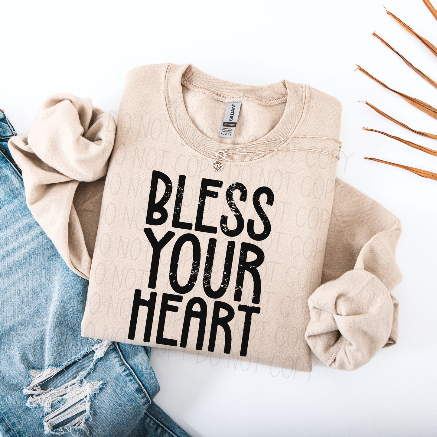 Bless your heart- DTF Transfer
