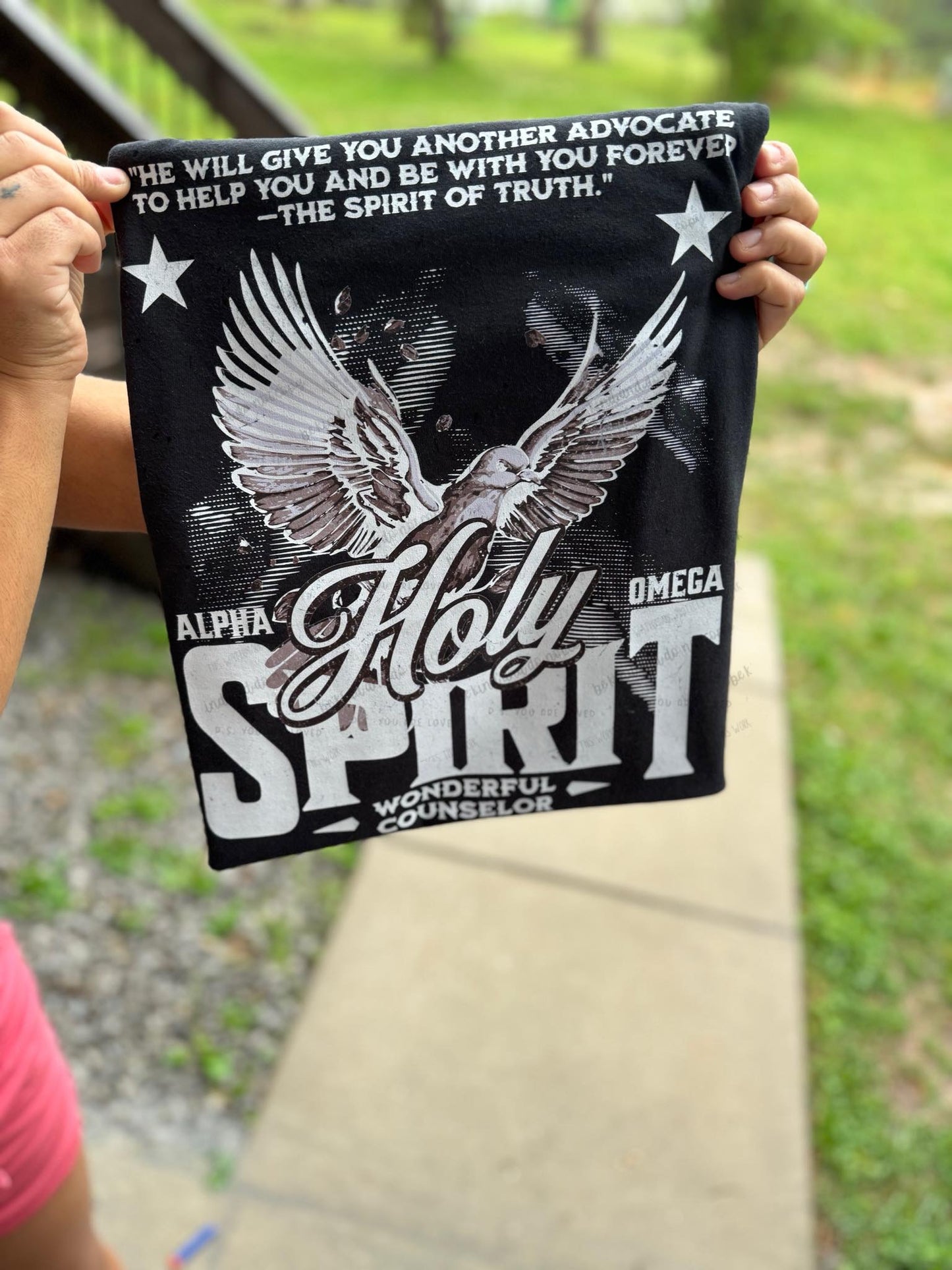 Holy Spirit-Alpha-Omega-DTF Transfer