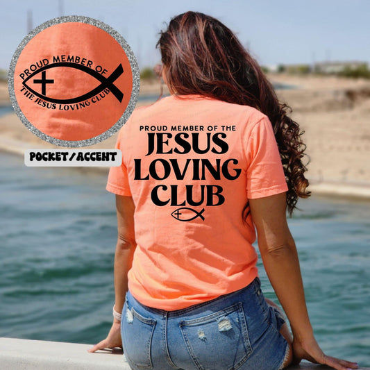 Jesus Loving Club- SET-dtf transfer