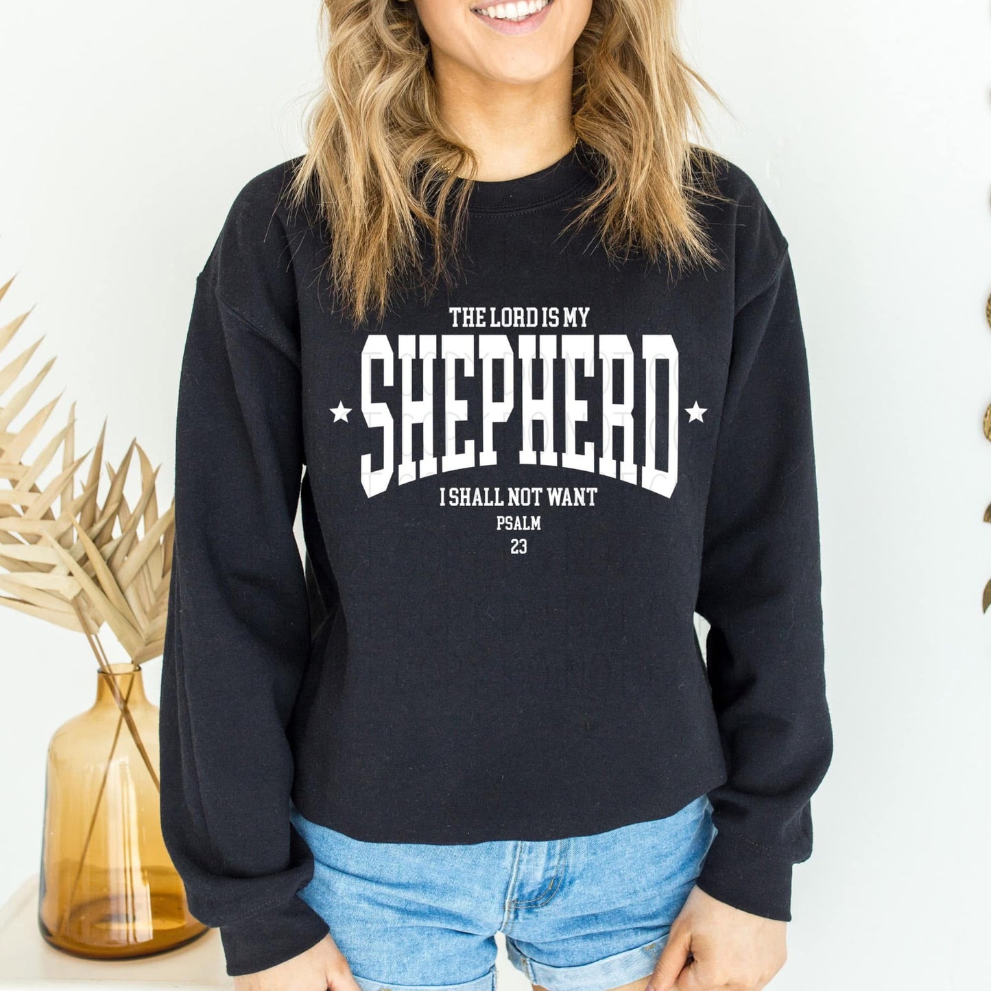The Lord is my Shepard I shall not want Pslam 23- DTF Transfer