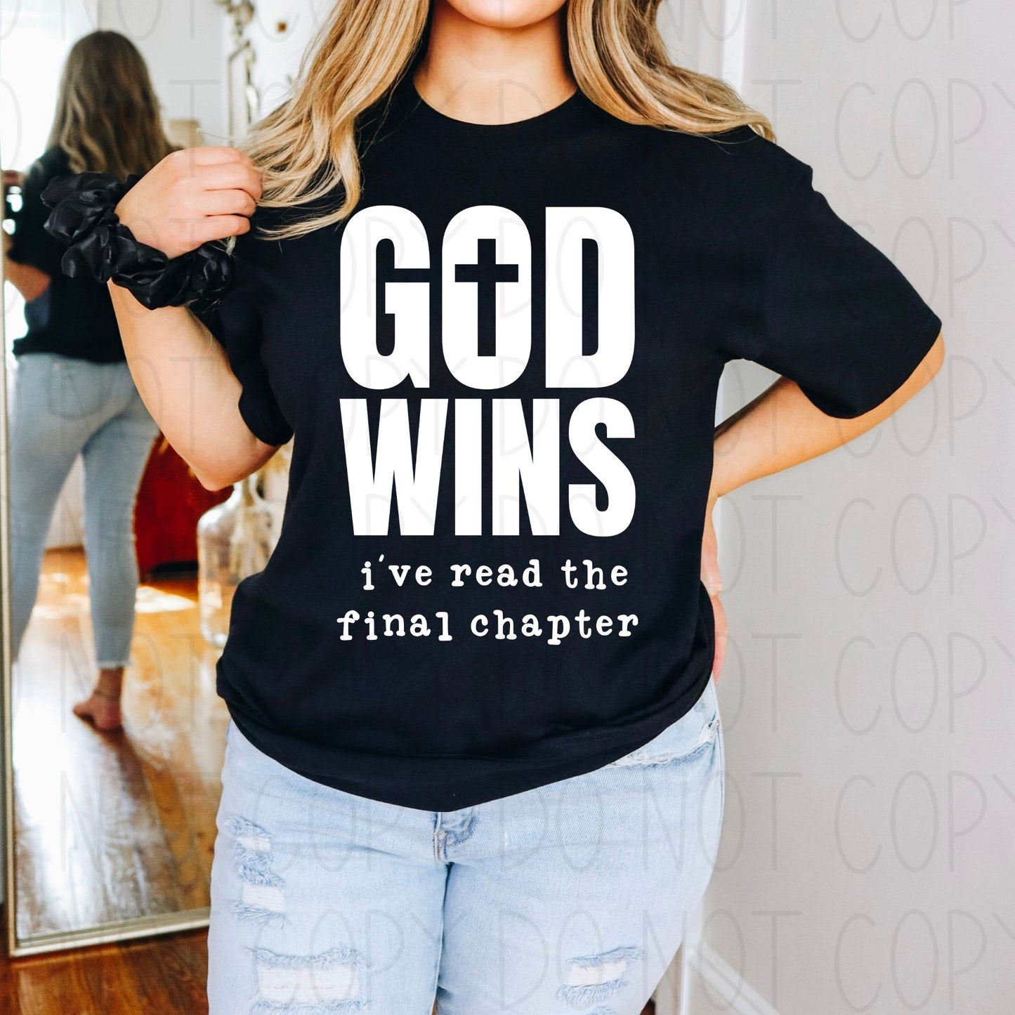 God wins I've read the final chapter- DTF Transfer