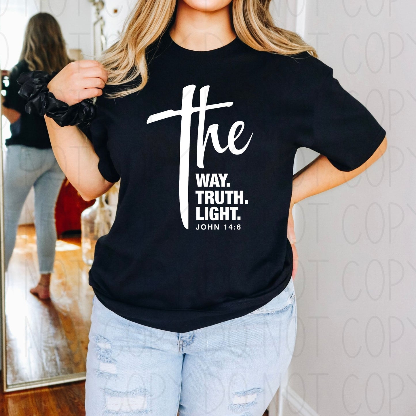 The way the truth the light John 14:6- DTF Transfer