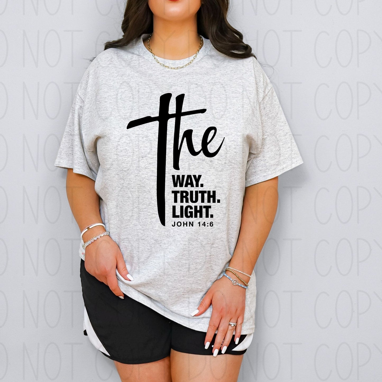 The way the truth the light John 14:6- DTF Transfer