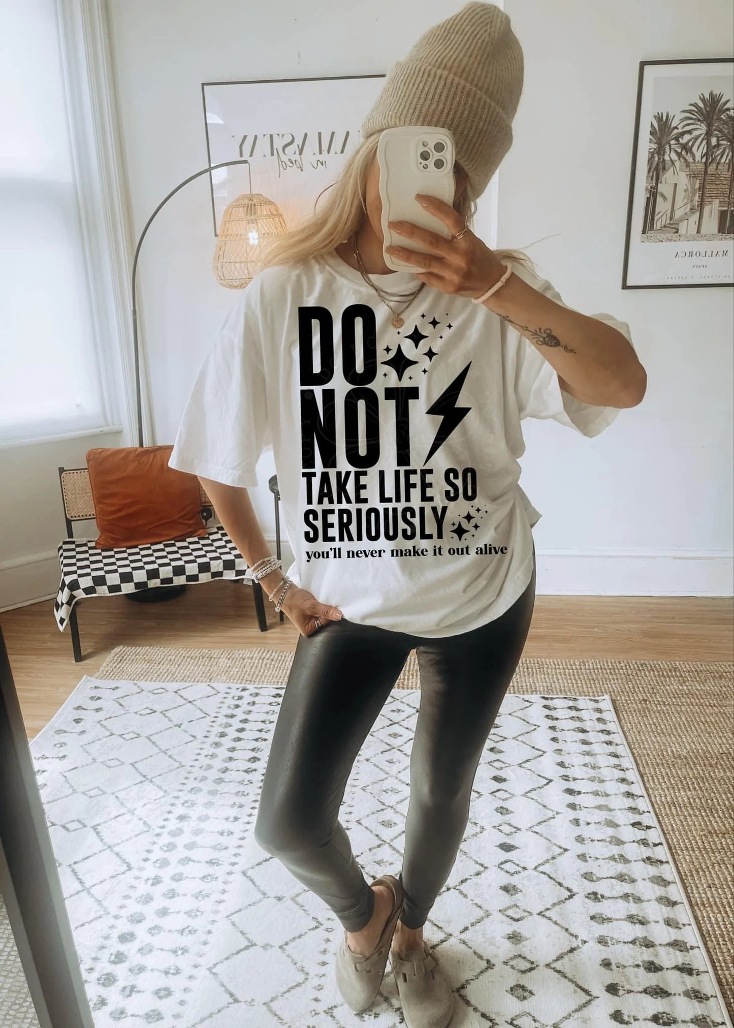Do not take life so seriously you’ll never make it out alive- DTF Transfer