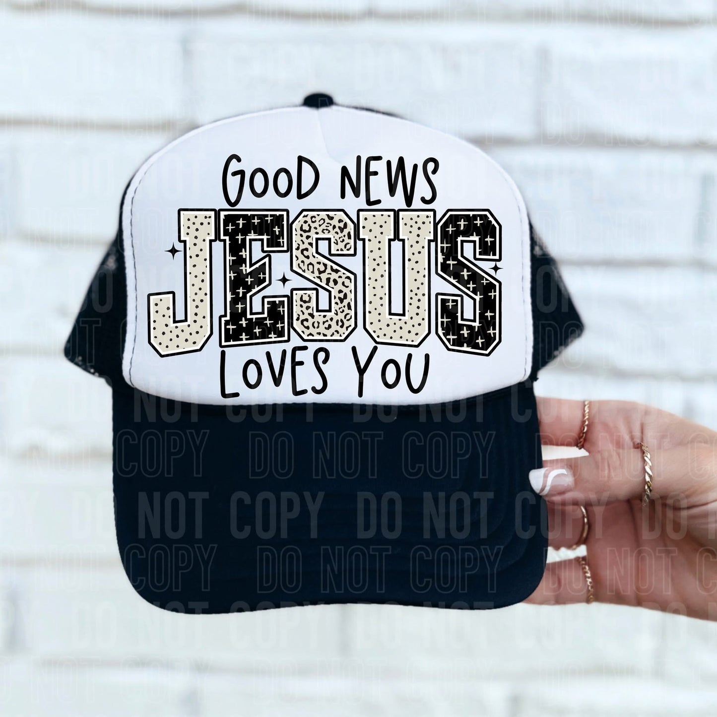 Good news Jesus loves you- DTF Transfer