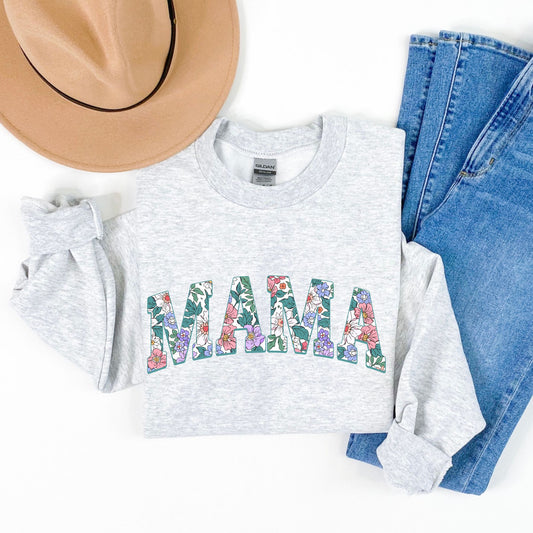 Mama Teal-sweatshirt