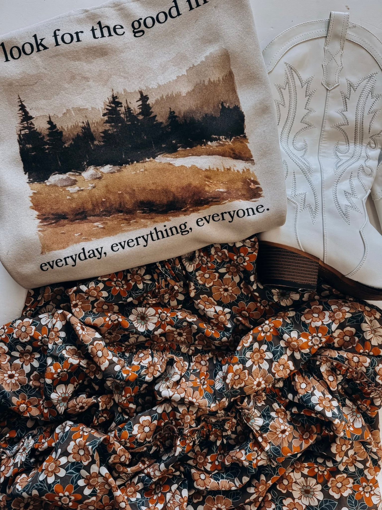 Look for the good in everyday,everything, everyone- DTF Transfer