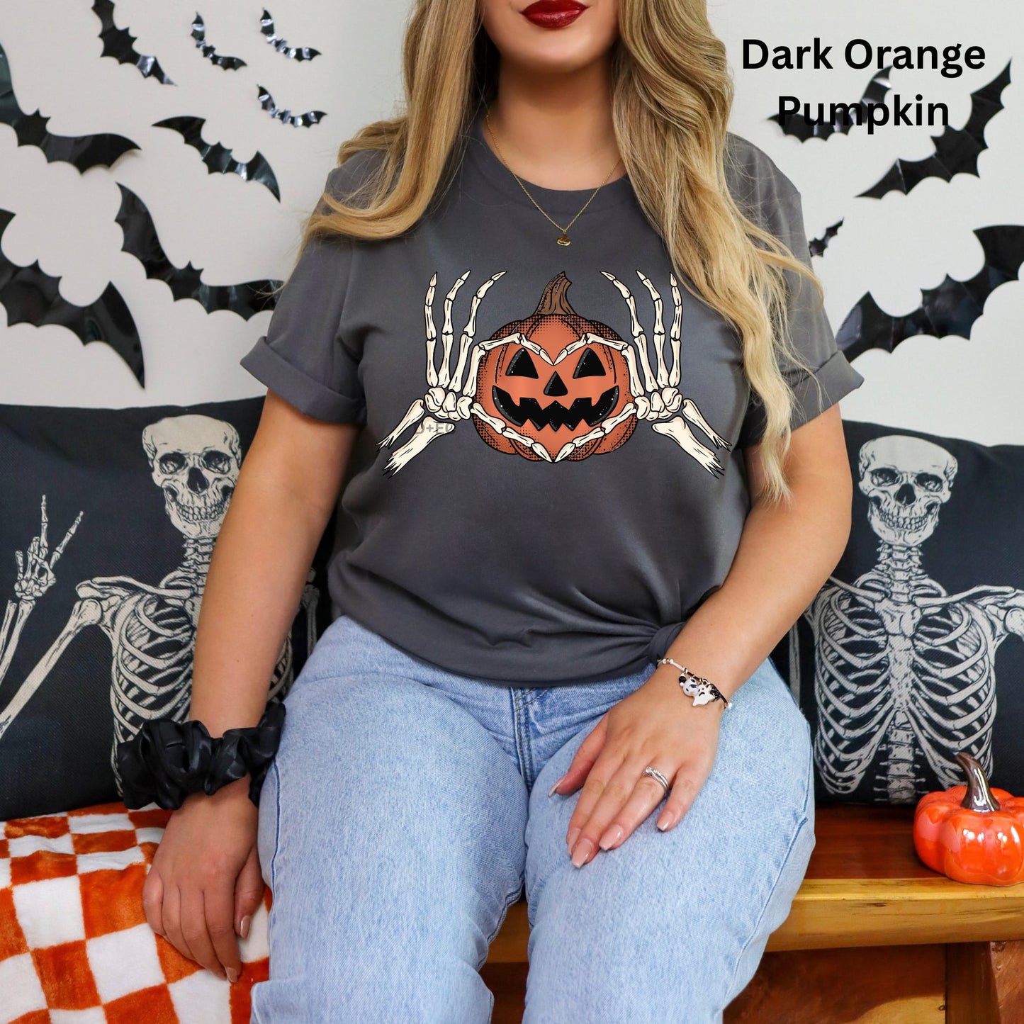 Heart Hand Pumpkin - TWO COLORS - DTF Transfer