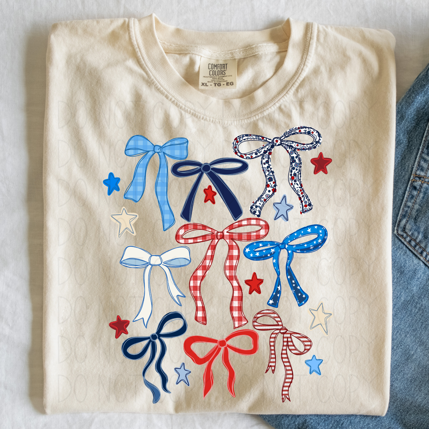 Patriotic USA cow-DTF Transfer