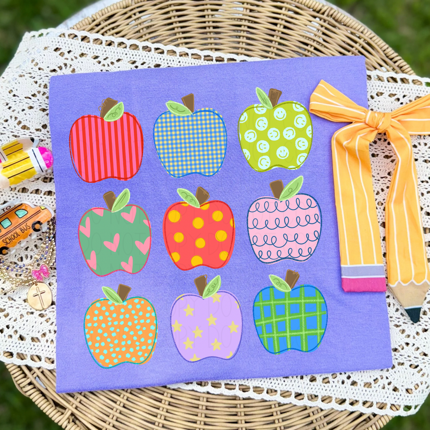 Apple Grid-DTF Transfer