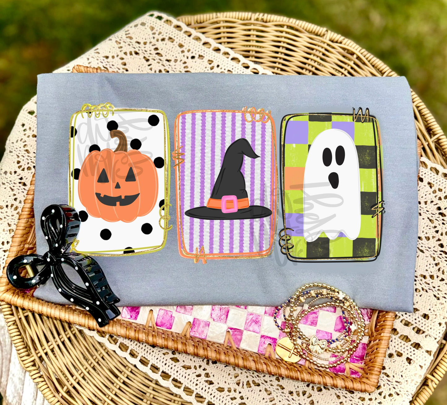 Jack o intern witch hat ghost - DTF Transfer